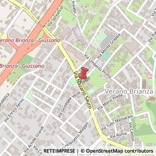 Mappa Via N. Sauro, 34, 20843 Verano Brianza, Monza e Brianza (Lombardia)