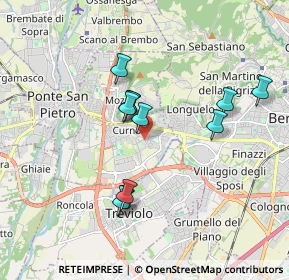 Mappa Via Alessandro Volta, 24035 Curno BG, Italia (1.57909)