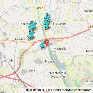 Mappa Via Praoti, 36030 Sarcedo VI, Italia (1.75)