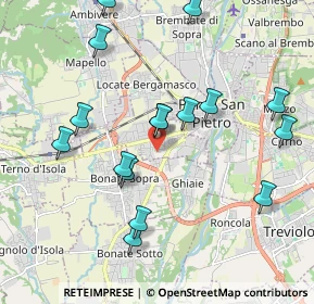 Mappa Via Torquato Tasso, 24030 Presezzo BG, Italia (2.07313)