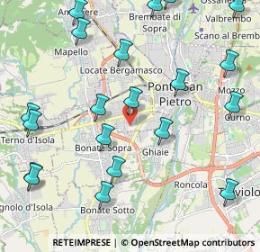 Mappa Via Torquato Tasso, 24030 Presezzo BG, Italia (2.601)