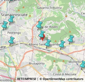 Mappa Via Giovanni XXIII, 24061 Albano Sant'Alessandro BG, Italia (2.75)