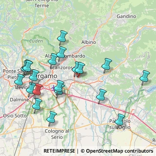 Mappa Via Papa Giovanni XXIII, 24061 Albano Sant'Alessandro BG, Italia (9.0555)