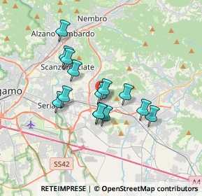 Mappa Via Giovanni XXIII, 24061 Albano Sant'Alessandro BG, Italia (2.75857)