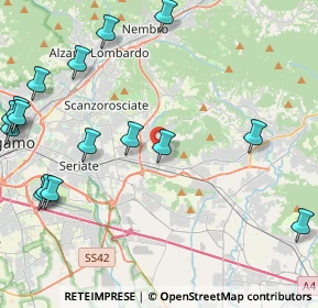 Mappa Via Papa Giovanni XXIII, 24061 Albano Sant'Alessandro BG, Italia (5.74471)