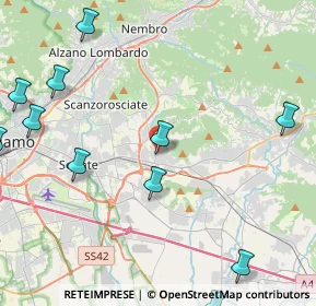 Mappa Via Giovanni XXIII, 24061 Albano Sant'Alessandro BG, Italia (5.77455)