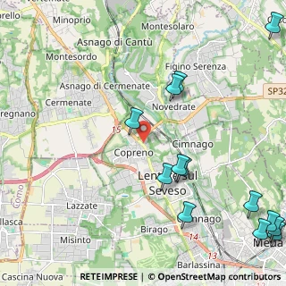 Mappa Via Luigi Settembrini, 20823 Lentate sul Seveso MB, Italia (2.98231)