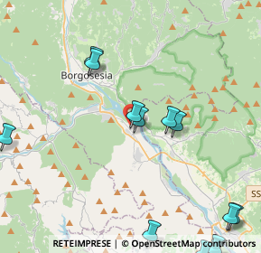 Mappa Via Piolo, 13037 Serravalle Sesia VC, Italia (6.55833)