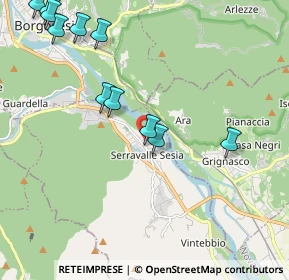 Mappa Via Piolo, 13037 Serravalle Sesia VC, Italia (2.45909)