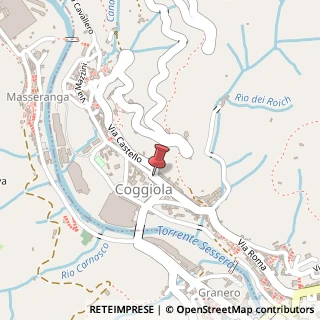 Mappa Via Umberto I,  4, 13863 Coggiola, Biella (Piemonte)