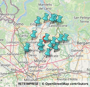 Mappa Via Don Lorenzo Milani, 23880 Casatenovo LC, Italia (10.23944)