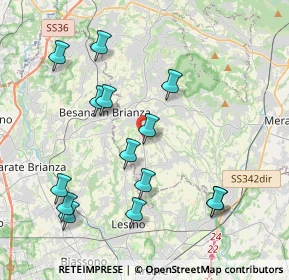 Mappa Via Don Lorenzo Milani, 23880 Casatenovo LC, Italia (4.20643)