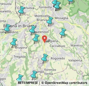 Mappa Via Don Lorenzo Milani, 23880 Casatenovo LC, Italia (3.139)