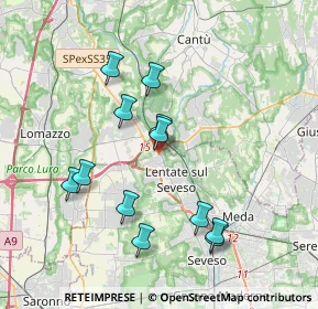 Mappa Via Alvaro Casartelli, 20823 Lentate sul Seveso MB, Italia (3.635)