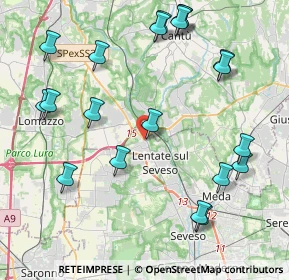 Mappa Via Alvaro Casartelli, 20823 Lentate sul Seveso MB, Italia (4.891)