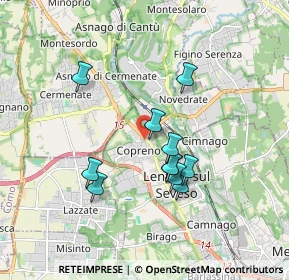 Mappa Via Alvaro Casartelli, 20823 Lentate sul Seveso MB, Italia (1.51091)