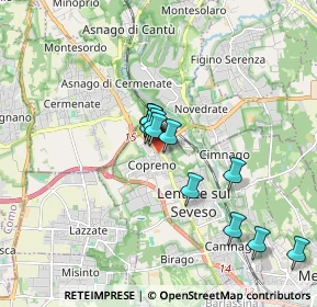 Mappa Via Alvaro Casartelli, 20823 Lentate sul Seveso MB, Italia (1.3875)