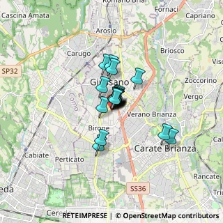 Mappa C.C. Gran Giussano Carrefour, 20833 Giussano MB, Italia (0.7875)