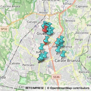 Mappa C.C. Gran Giussano Carrefour, 20833 Giussano MB, Italia (1.257)