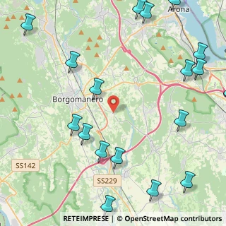Mappa Via Quagliotti, 28021 Borgomanero NO, Italia (6.4325)