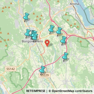 Mappa Via Quagliotti, 28021 Borgomanero NO, Italia (3.53636)