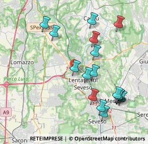 Mappa Via Trieste, 20823 Lentate sul Seveso MB, Italia (4.26176)