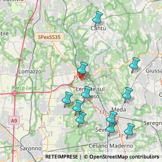 Mappa Via Trieste, 20823 Lentate sul Seveso MB, Italia (4.65273)
