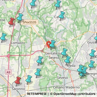 Mappa Via Trieste, 20823 Lentate sul Seveso MB, Italia (6.564)