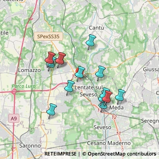 Mappa Via Trieste, 20823 Lentate sul Seveso MB, Italia (3.30533)