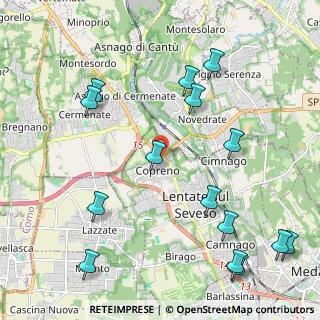 Mappa Via Trieste, 20823 Lentate sul Seveso MB, Italia (2.632)