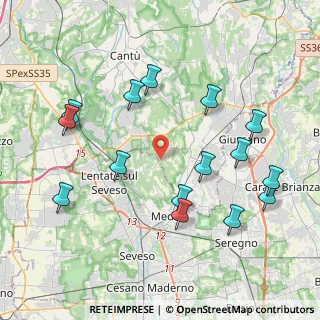 Mappa Via Sant'Agostino, 20823 Lentate sul Seveso MB, Italia (4.36467)