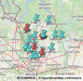 Mappa Via Giovanni Cimabue, 20842 Besana In Brianza MB, Italia (10.5615)