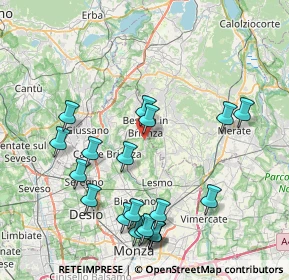 Mappa Via Giovanni Cimabue, 20842 Besana In Brianza MB, Italia (8.965)