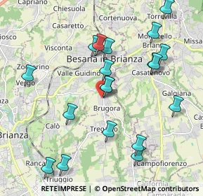 Mappa Via Giovanni Cimabue, 20842 Besana In Brianza MB, Italia (2.13053)