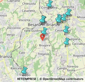 Mappa Via Giovanni Cimabue, 20842 Besana In Brianza MB, Italia (2.14636)