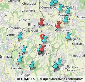 Mappa Via Giovanni Cimabue, 20842 Besana In Brianza MB, Italia (2.307)