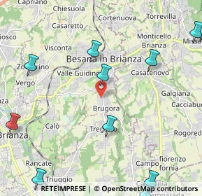 Mappa Via Giovanni Cimabue, 20842 Besana In Brianza MB, Italia (3.03273)