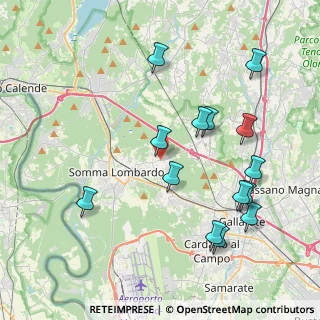 Mappa Via Gabriele D'Annunzio, 21010 Arsago Seprio VA, Italia (4.28929)