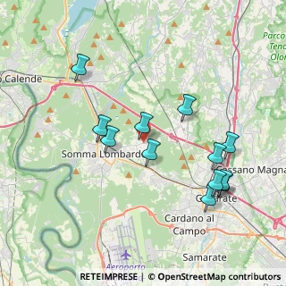 Mappa Via Gabriele D'Annunzio, 21010 Arsago Seprio VA, Italia (3.8575)