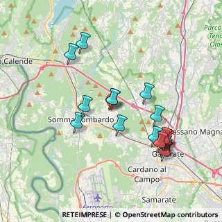 Mappa Via Gabriele D'Annunzio, 21010 Arsago Seprio VA, Italia (3.68063)