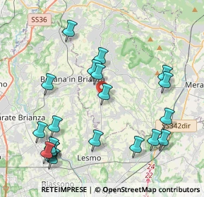 Mappa 23880 Casatenovo LC, Italia (4.6445)