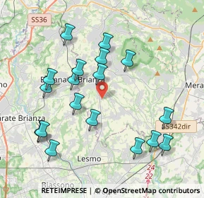 Mappa 23880 Casatenovo LC, Italia (4.04833)