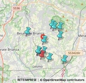 Mappa 23880 Casatenovo LC, Italia (2.99417)