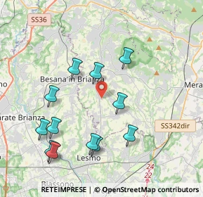 Mappa 23880 Casatenovo LC, Italia (4.08)