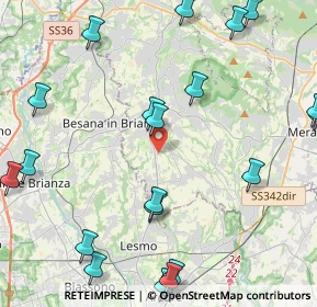Mappa 23880 Casatenovo LC, Italia (5.6835)