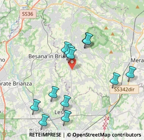 Mappa 23880 Casatenovo LC, Italia (4.01583)