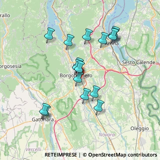 Mappa SS  229 - Km. 29, 28021 Borgomanero NO, Italia (6.99688)