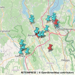 Mappa SS  229 - Km. 29, 28021 Borgomanero NO, Italia (6.8985)