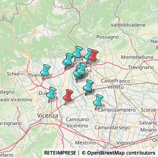 Mappa Via Giacomo Matteotti, 36056 Baracche VI, Italia (8.31286)