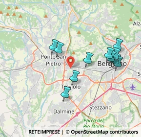 Mappa , 24035 Curno BG, Italia (3.57091)